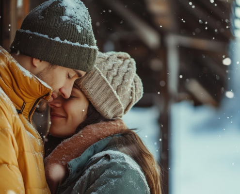 Romantisk hytte for to på Sjusjøen